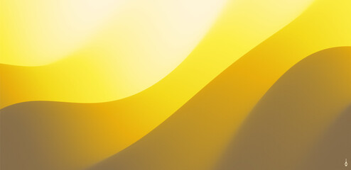 Desert dunes sunset landscape. Abstract background with dynamic effect. Creative design with vibrant gradients. 3D vector Illustration.