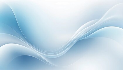 Naklejka premium Abstract Blue Wave Background Serene and Elegant Design