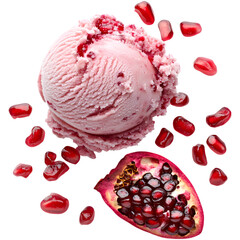 pomegranate ice cream