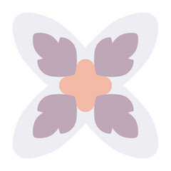 Tile square colorful flower abstract mandala floral vector illustration seamless repeat pattern