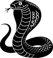 vector illustration of a snake