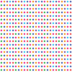 Stars grid vibrant color pattern seamless