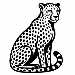 leopard vector illustration