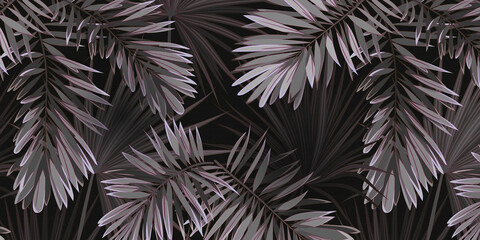 palm leaves background

