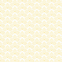 Vector seamless pattern with golden stars, a vintage floral design for decorative fabric and old paper texture