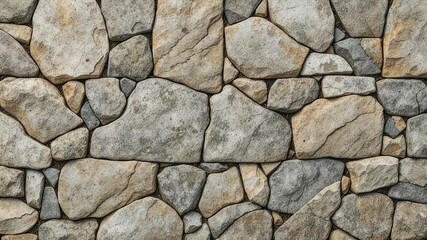 Fototapeta premium Seamless Stone Wall Surface Texture - Background Design