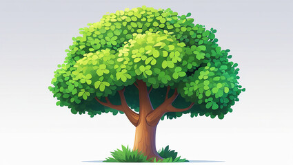 Cartoon Tree Sprite: Clean 2D Art for Game Development