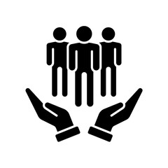 Icon a social security, isolated against a clean background.