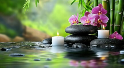 Serene Escape of Natural Elements for Relaxation and Wellbeing