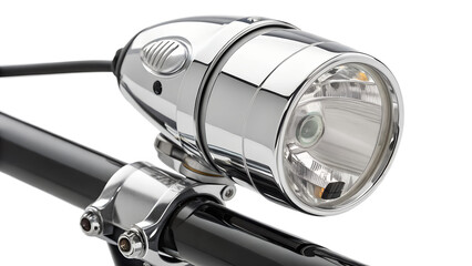 Head light of bike isolated on transparent background 