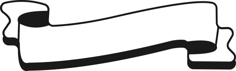 Handdrawn Ribbon label