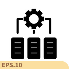 it infrastructure  icons  symbol vector elements for infographic web