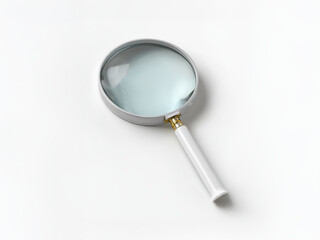 magnifying glass isolated on white