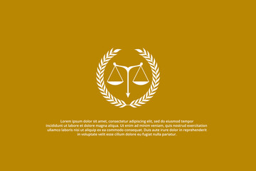 scale of justice with grain at side