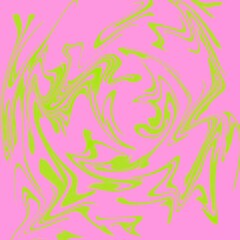 Swirling Pink and Lime Green Marble Texture