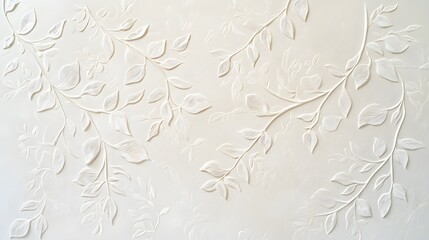seamless pattern with white flowers