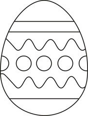 easter egg icon, easter egg vector illustration