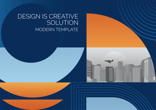 Template vector design for Brochure, Annual Report, Web design Poster, Corporate Presentation, Flyer, layout modern with size horizontal, Easy to use and edit.	