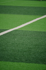 Artificial Turf on a Football Field