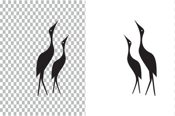 Bird vector editable black and white, clip art, cut out, elegance, walking, beak, bird, illustration, animal, heron, nature, profile view, single object, stork, symbol, vector, egret, icon symbol