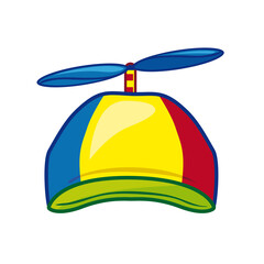 children's hat with propeller © pakdhesignart