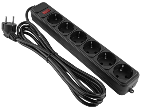 Black surge protector