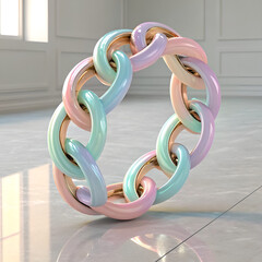 abstract background made of colorful circles