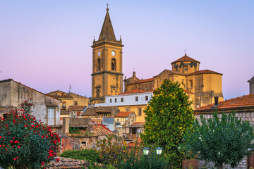 Novara di Sicilia, Sicily, Italy with beautiful village views in the morning.