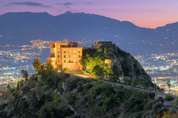 Palermo, Italy at Dusk