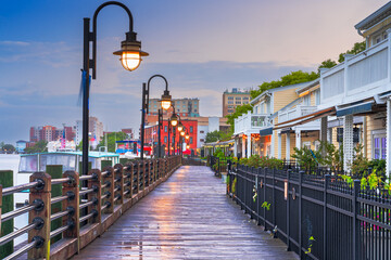 Downtown Norfolk, Virginia, USA Waterfront