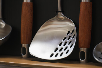 Kitchen Utensils: Stainless Steel Slotted Spoon