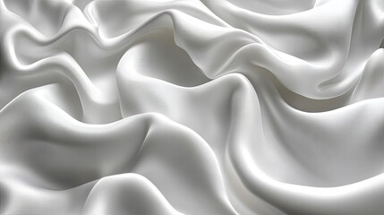 Obraz premium White Silk Drape Texture Background.