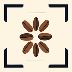 Warm cup of coffee served in stylish cafe with gentle backlighting and minimal decor