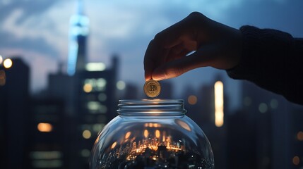 Bitcoin Investment: A Glimmering Future in the Cityscape