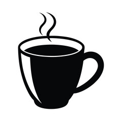 Coffee Cup Vector Silhouette