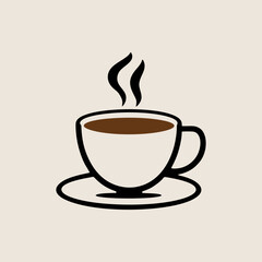 Warm coffee cup with rising steam on tabletop surrounded by soft fabric and warm tones