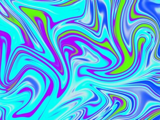 Vibrant Fluid Swirls Texture