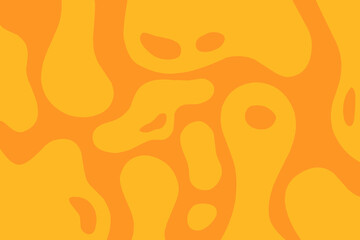 abstract background with orange blob. Cheese slime blob. Melted cheese slime blob wallpaper seamless.	
