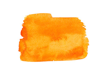 Watercolor isolated spot on white background, hand drawn. Background for headers, banners, logos
