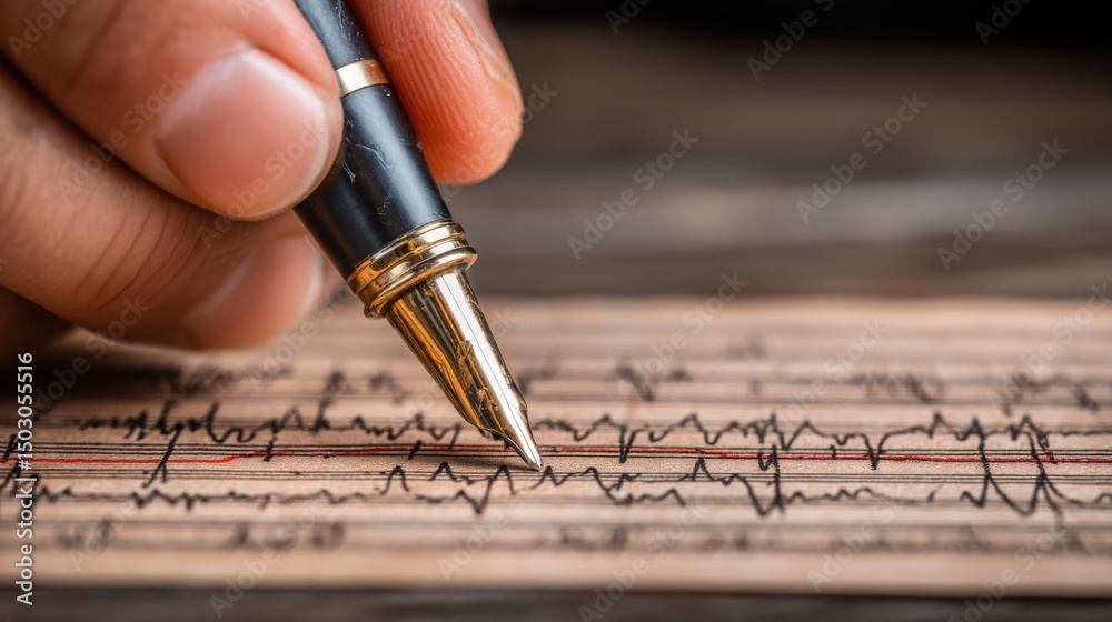 Poster conceptual flow chart icon illustrating ai-estimated fibonacci continuation patterns in financial an