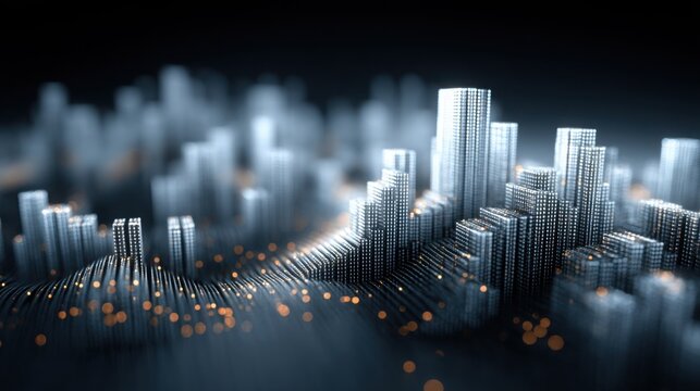 Ai generated fib pattern clustering assistant icon concept featuring innovative data visualization and analysis tools