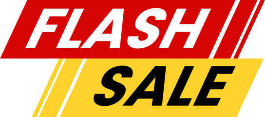 flash sale promotion banner illustration