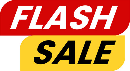 flash sale promotion banner illustration