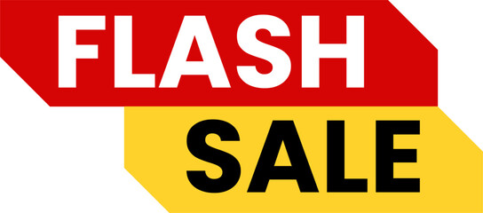 flash sale promotion banner illustration