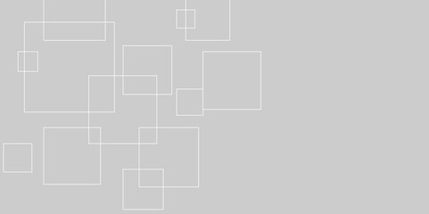 Abstract elegant background white and gray squares texture. Abstract white and grey geometric overlapping square pattern abstract futuristic background technology digital concept.	
