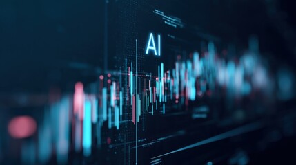 Ai-modeled equity vs crypto retracement depth analyzer icon concept for comparative financial analysis and market strategies