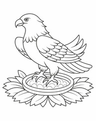 eagle coloring pages for kids