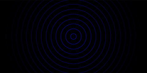 Radio Wave illustration effects on Green Screen background. circle waves in white background.