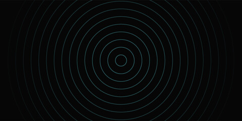 Seamless circular lines pattern background, radio wave illustration background.