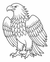 eagle coloring pages for kids